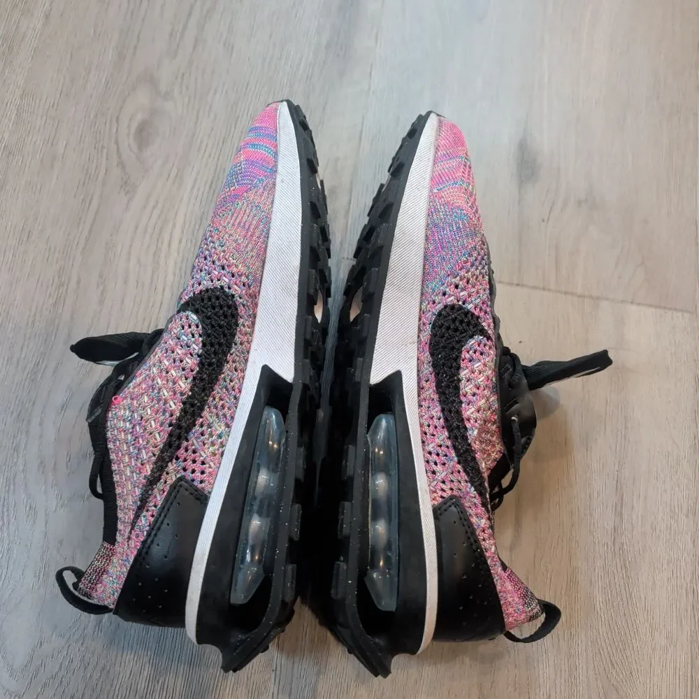 Nike Air Max Flyknit Racer Multi-Color Pink Sneakers DJ6106-300 Mens 5.5 / W7